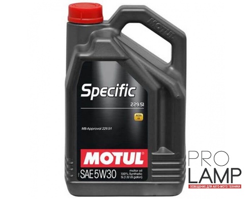 MOTUL Specific MB 229.51 5W-30 - 5 л.