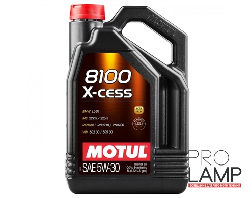 MOTUL 8100 X-cess 5W-30 - 5 л.