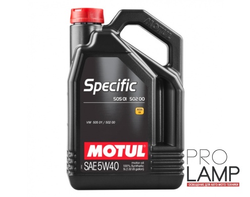 MOTUL Specific 502 00 / 505 01 5W-40 - 5 л.