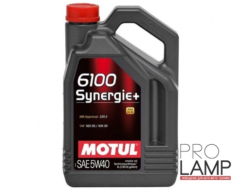 MOTUL 6100 Syn-nergy 5W-40 - 4 л.