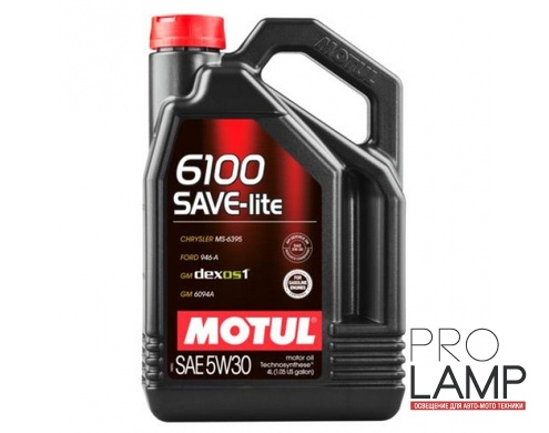 MOTUL 6100 SAVE-LITE 5W-30 - 4 л.