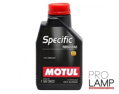 MOTUL Specific RBS0-2AE 0W-20 - 1 л.