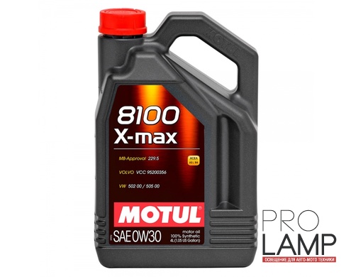 MOTUL 8100 X-MAX 0W-30 - 4 л.