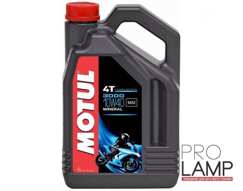 MOTUL 3000 4T 10W-40 - 4 л.