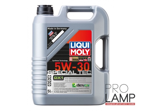 LIQUI MOLY Special Tec DX1 5W-30 - НС-синтетическое моторное масло, 5л