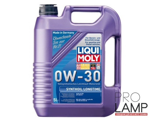 LIQUI MOLY Synthoil Longtime 0W-30 — Синтетическое моторное масло 5 л.