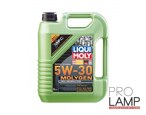 LIQUI MOLY Molygen New Generation 5W-30 — НС-синтетическое моторное масло 5 л.