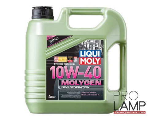 LIQUI MOLY Molygen New Generation 10W-40 — НС-синтетическое моторное масло 4 л.