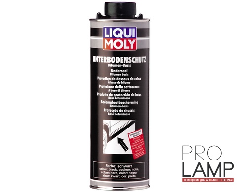 LIQUI MOLY Unterboden-Schutz Bitumen schwarz — Антикор для днища кузова битум/смола (черный) 1 л.