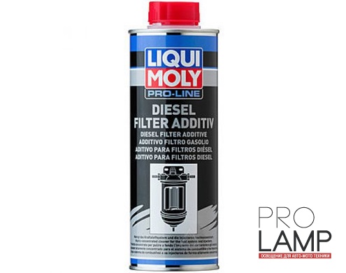 LIQUI MOLY Pro-Line Diesel Filter Additive - Присадка для дизельных топливных фильтров, 0,5л