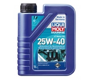 LIQUI MOLY Marine 4T Motor Oil 25W-40 - Минеральное моторное масло для лодок, 1л