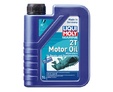 LIQUI MOLY Marine 2T Motor Oil - Минеральное моторное масло для подвесных судовых двигателей, 1л