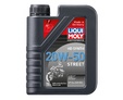 LIQUI MOLY Синтетическое моторное масло для 4-тактных мотоциклов Motorbike HD Synth Street 20W-50, 1л