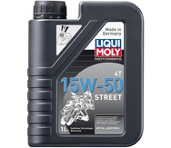 LIQUI MOLY Motorbike 4T 15W-50 Street — НС-синтетическое моторное масло для 4-тактных мотоциклов 1 л.