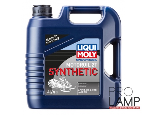 LIQUI MOLY Snowmobil Motoroil 2T Synthetic — Синтетическое моторное масло для снегоходов 4 л.